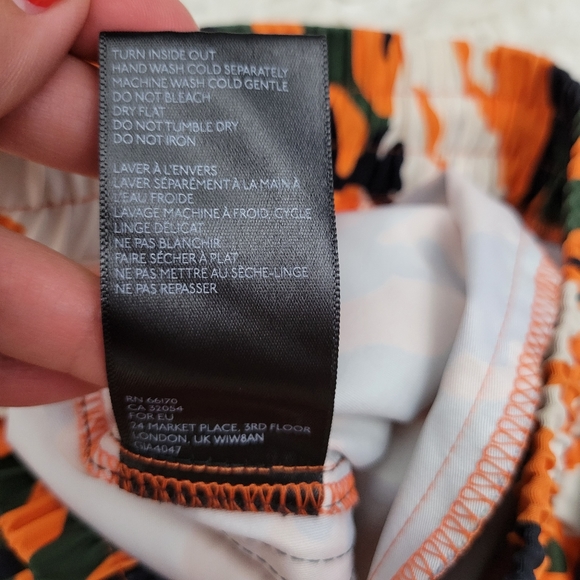 I Am Gia Camo Jogger Pants Sz Medium Orange - Picture 11 of 11